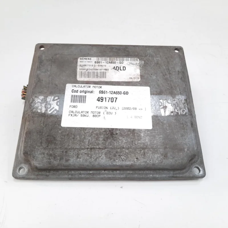 Calculator motor, cod 6S61-12A650-GD, Ford Fusion (JU) 1.4 benz, FXJA (id:491707) Chilipir