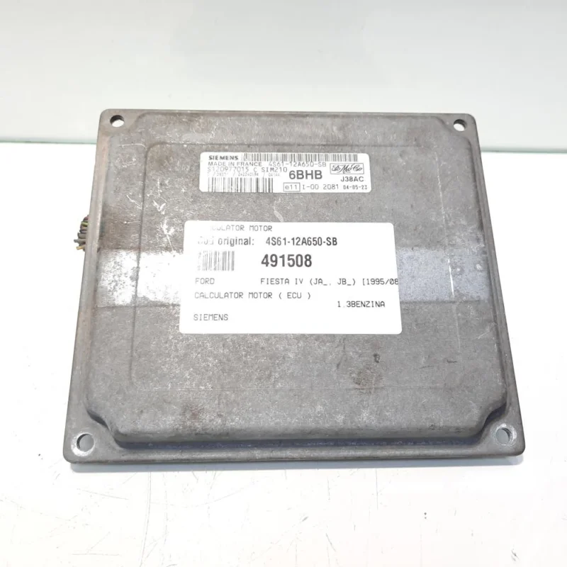 Calculator motor Siemens, cod 4S61-12A650-SB, Ford Fiesta 4 (JA, JB) 1.3 benz (id:491508) Mai ieftin