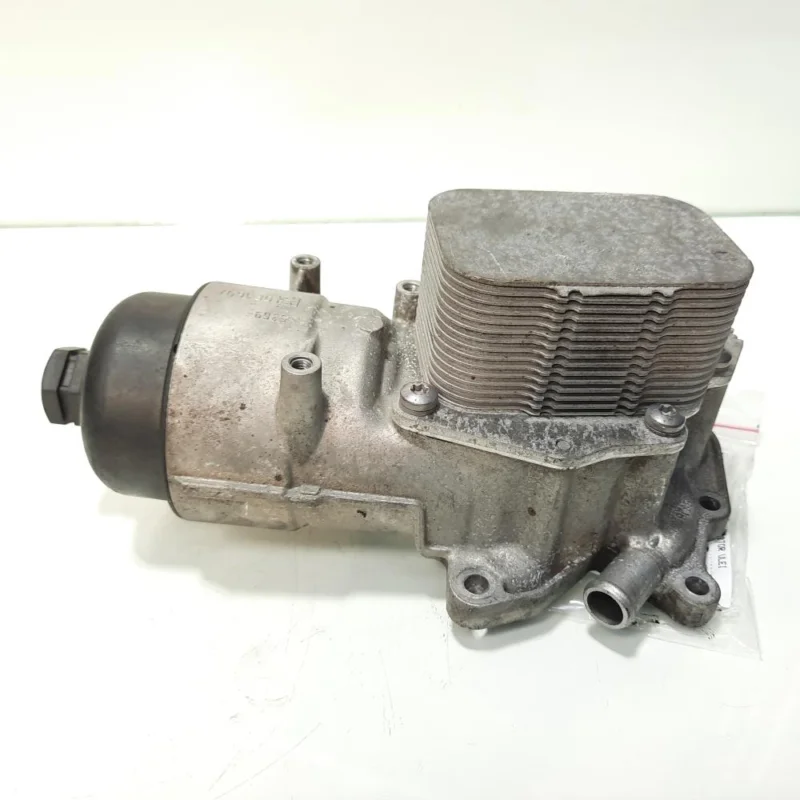 Carcasa filtru ulei cu racitor ulei, cod 9687911280, Ford Focus 3, 1.6 TDCI, T1DA (id:491106) Reducere specială