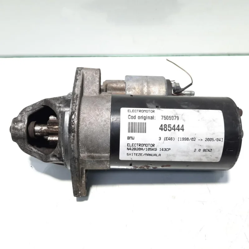Electromotor, cod 7505979, Bmw 3 (E46), 2.0 benz, N42B20A, 5 vit man (pr;110747) Bestseller