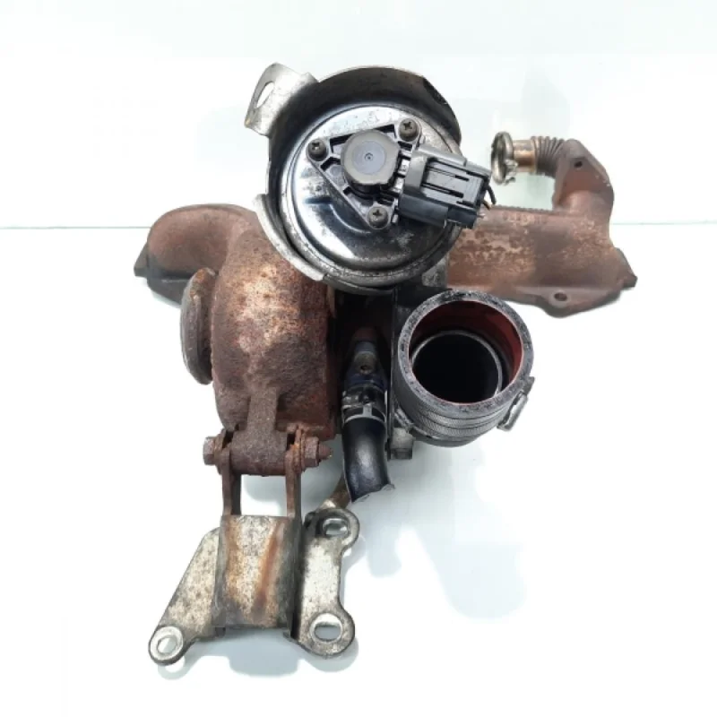 Turbosuflanta, cod 9658728580, Ford Focus 2 Cabriolet, 2.0 tdci, G6DD (idi:484904) Popular
