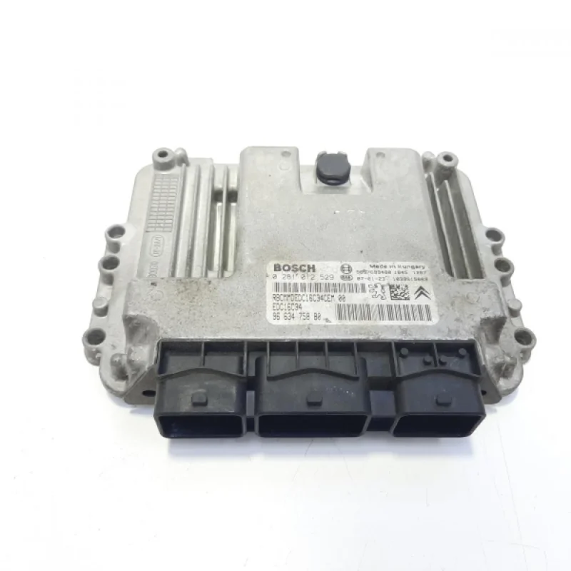 Calculator motor Bosch, cod 9663475880, 0281012529, Peugeot 206, 1.4 HDI, 8HZ (idi:483693) Noutate