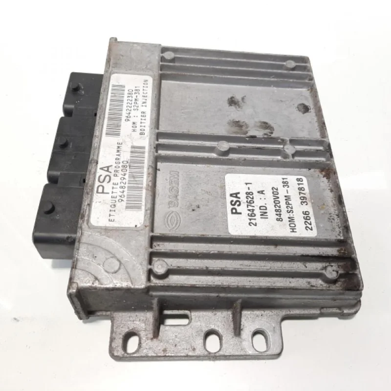 Calculator motor, cod 9648294080, 9642222380, Peugeot 206 Sedan, 1.4 benz, KFU (idi:483337) Noutate
