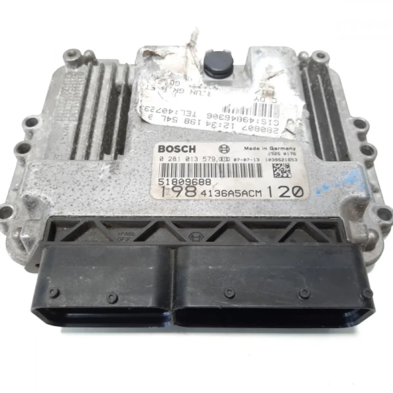 Calculator motor, cod 51809688, 0281013579, Fiat Stilo (192), 1.9 JTD, 192A8000 (idi:483282) Mai ieftin