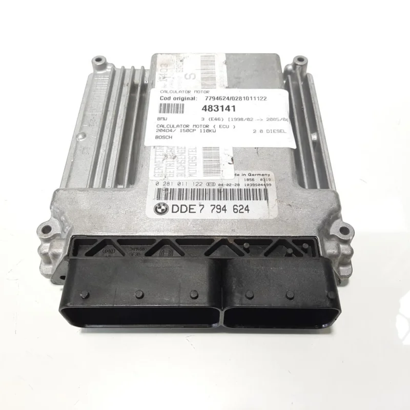 Doar azi Calculator motor Bosch, cod 7794624, 0281011122, Bmw 5 (E60) 2.0 D, 204D4 (idi:483141)