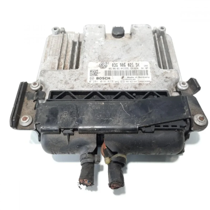 Calculator motor Bosch, cod 03G906021SK, 0281014419, VW Golf 5 Variant (1K5), 1.9 TDI, BXE (idi:483242) Calitate înaltă