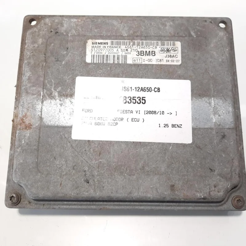 Preț mic Calculator motor, cod 4S61-12A650-CB, Ford Fiesta 6, 1.25 B, SNJA (id:483535)