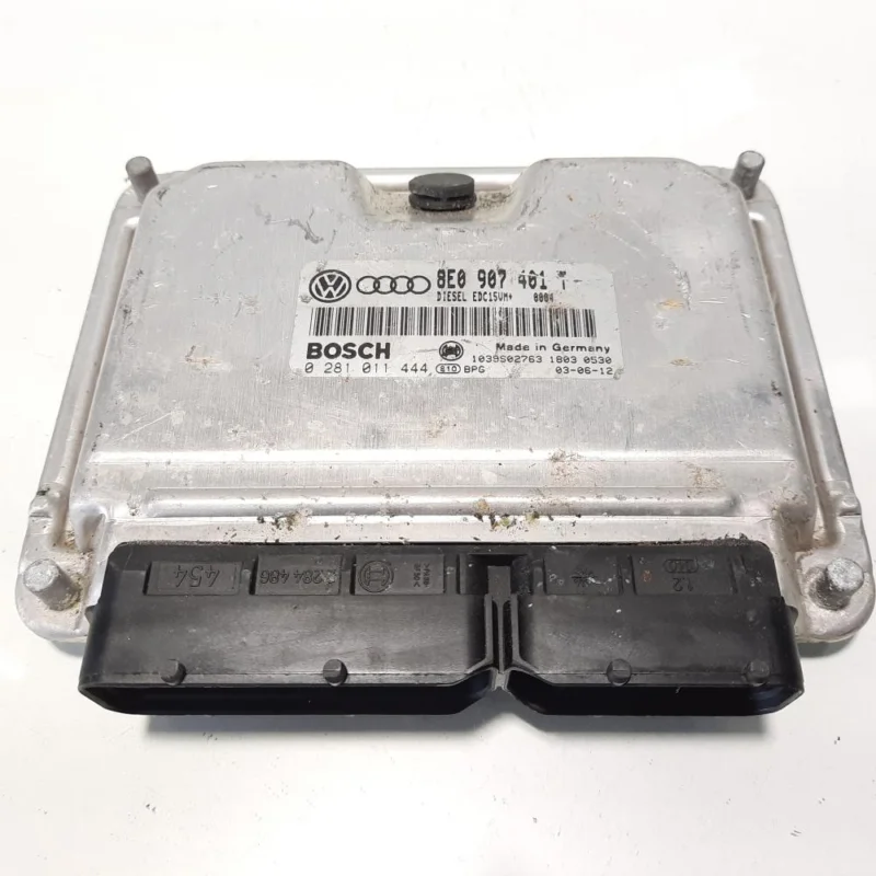 Calculator motor Bosch, cod 8E0907401T, 0281011444, Skoda Superb I (3U4) 2.5 TDI, BDG (id:483338) Expediere rapidă