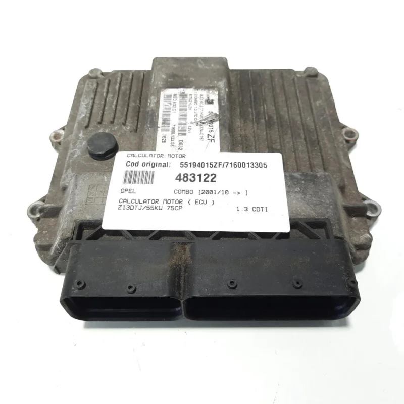 Reduceri Calculator motor, cod 55194015ZF, 7160013305, Opel Combo, 1.3 CDTI, Z13DTJ (id:483122)