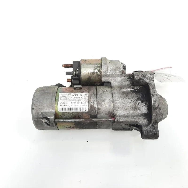Electromotor, cod 9648242180, Citroen C4 (I) sedan, 2.0 HDI, RHR, 6 vit man (idi:468198) Doar azi