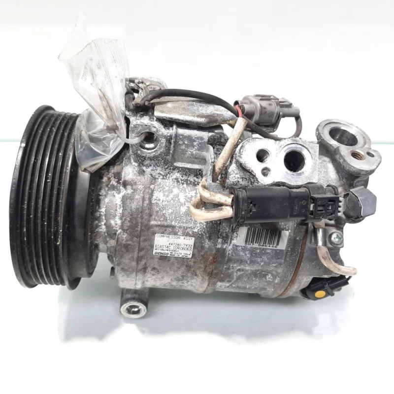 Compresor clima (Denso) cod 447280-7432, Mercedes Clasa A (W176) 1.5 CDI, OM607951 (pr:110747) Nu rata