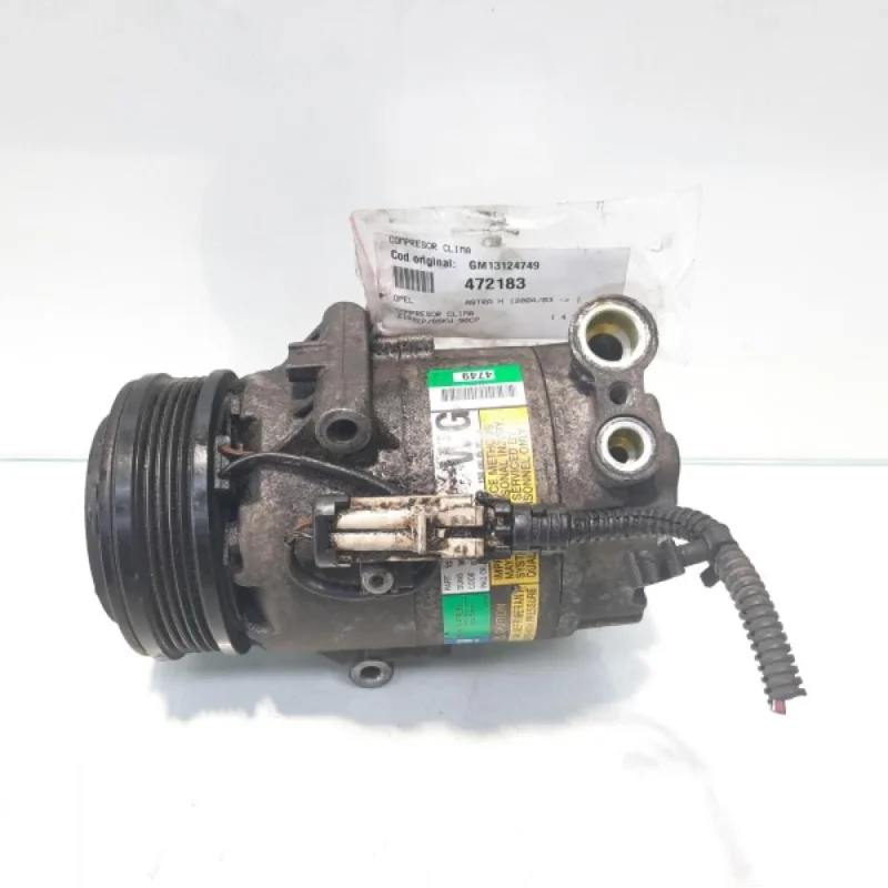 Compresor clima, cod GM13124749, Opel Astra H, 1.4 B, Z14XEP (pr:110747) Ultima șansă