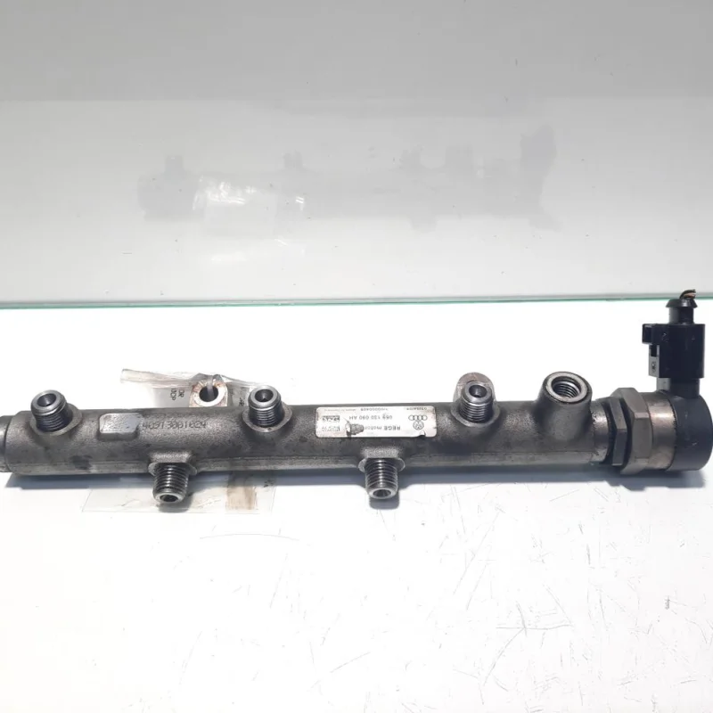 Rampa injectoare dreapta cu senzor, cod 059130090AH, Audi A6 Avant (4F5, C6), 2.7 tdi, CAN Ofertă limitată