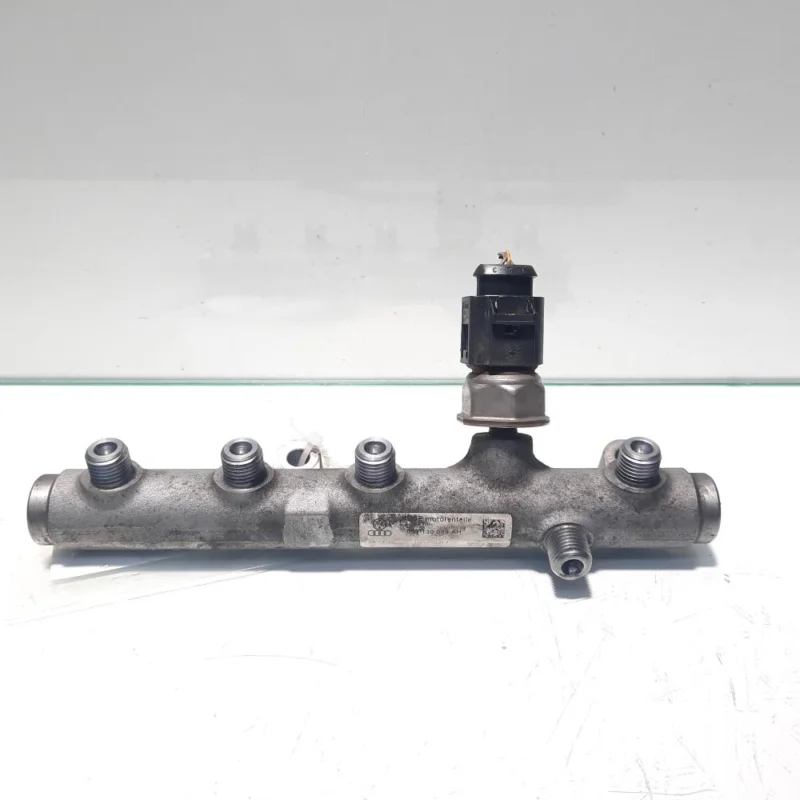 Rampa injectoare stanga cu senzor, cod 059130089AH, Audi A4 Avant (8K5, B8), 2.7 tdi, CGK Preț promoțional