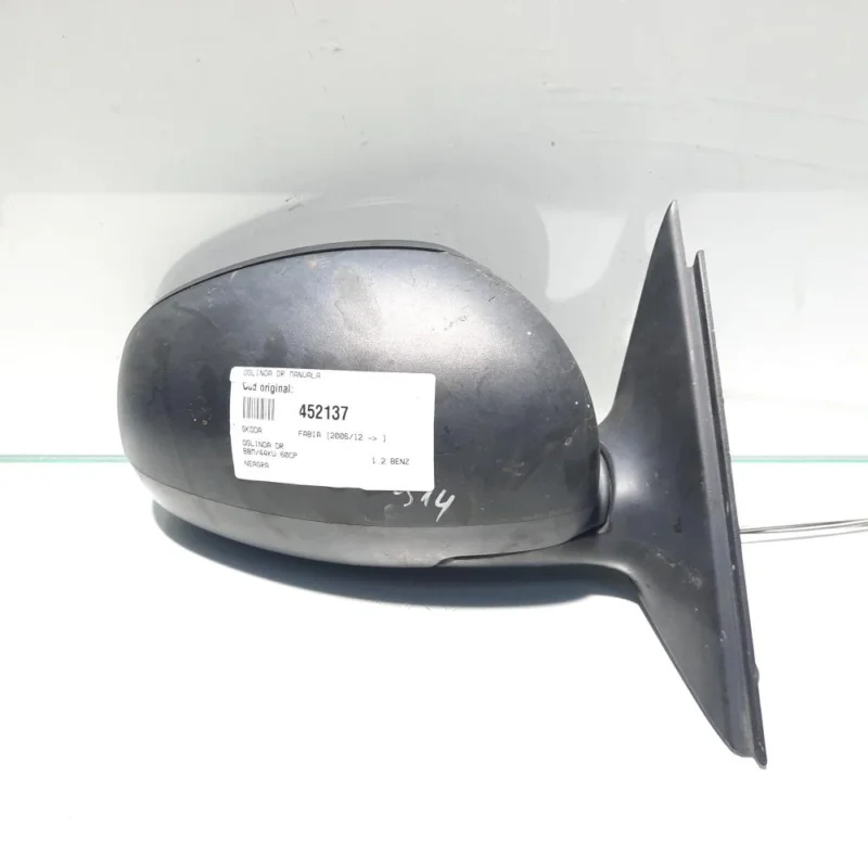 Oglinda dreapta manuala, Skoda Fabia 2 (5J, 542) (id:452137) Cel mai vândut