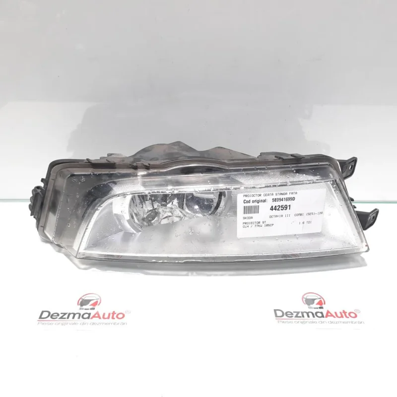 Chilipir Proiector ceata stanga fata, Skoda Octavia 3 Combi (5E5) [Fabr 2012-prezent] 5E0941699D (id:442591)