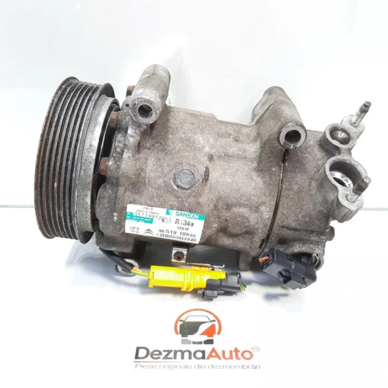 Compresor clima, Peugeot 308 [Fabr 2007-2013] 1.6 hdi, 9HZ, 9651910980 (id:420697) Livrare gratuită