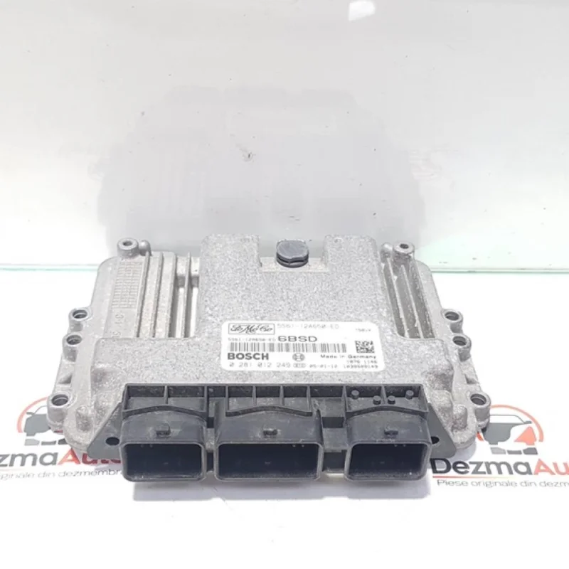 Plată sigură Calculator motor, Ford Fiesta 5, 1.6 tdci, HHDA, cod 5S61-12A650-ED, 0281012249 (id:159525)