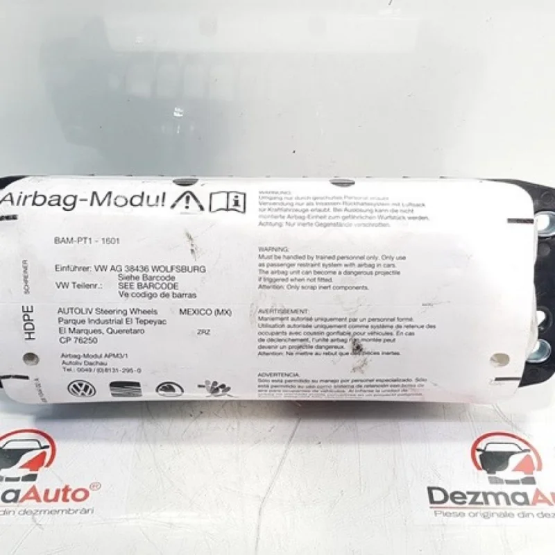 Airbag pasager, Vw Golf 6 Variant (AJ5) cod 608104402A (id:360700) Livrare expres