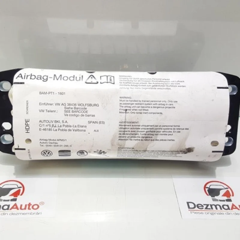 Cumpărături sigure Airbag pasager, 1P0880204C, Seat Leon (1P1) 1.4B (id:340716)